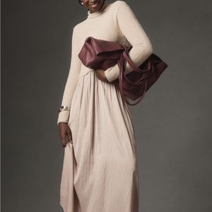 Anthro twofer sweater dress